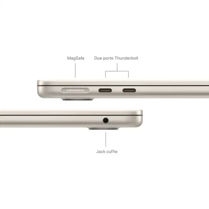 Apple MacBook Air 13&quot;: Chip M3 con CPU 8-core e GPU 10-core, 512GB SSD - Galassia , 156454 , Immagine 7