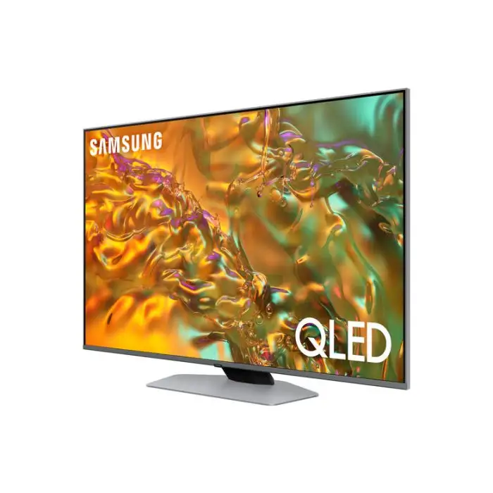 Samsung Q80D Televisione Smart TV 50 Pollici Qled Processore NQ4 AI GEN2 4K AI Upscaling Simple Chamfer Design Dolby Atmos Eclipse Silver , 153329 , Immagine 7