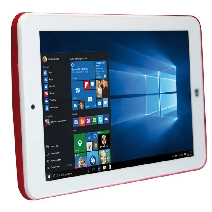 Mediacom WinPad W700 16 GB 17,8 cm (7&quot;) Intel Atom® 1 GB Windows 10 Home Rosso, Bianco , 099872 , Immagine 4