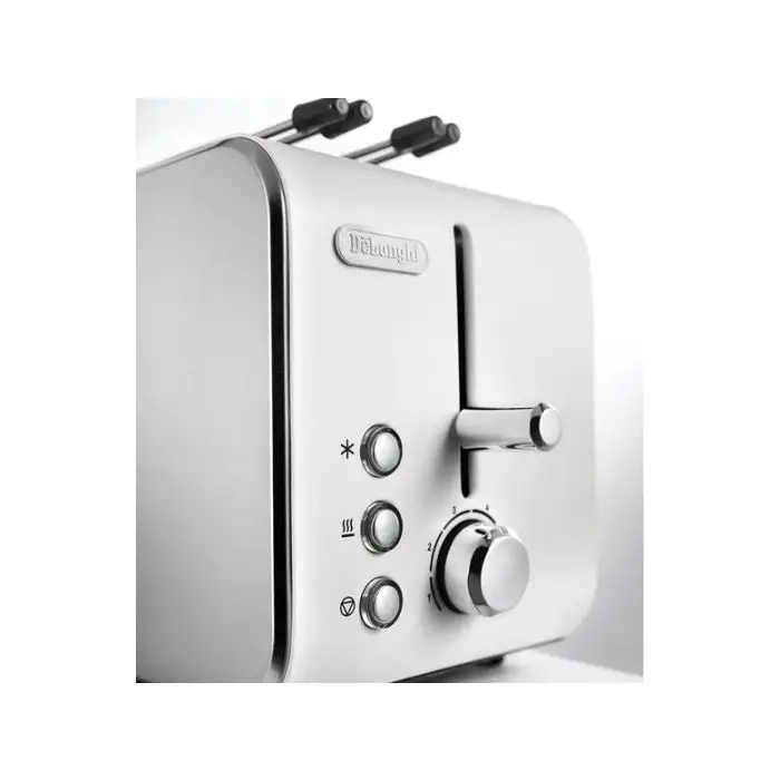 De’Longhi CTX 2203.W tostapane 2 fetta/e 550 W Argento, Bianco , 135807 , Immagine 4
