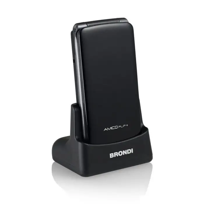 Brondi AMICO FLIP PLUS 6,1 cm (2.4) 82 g Nero Telefono cellulare