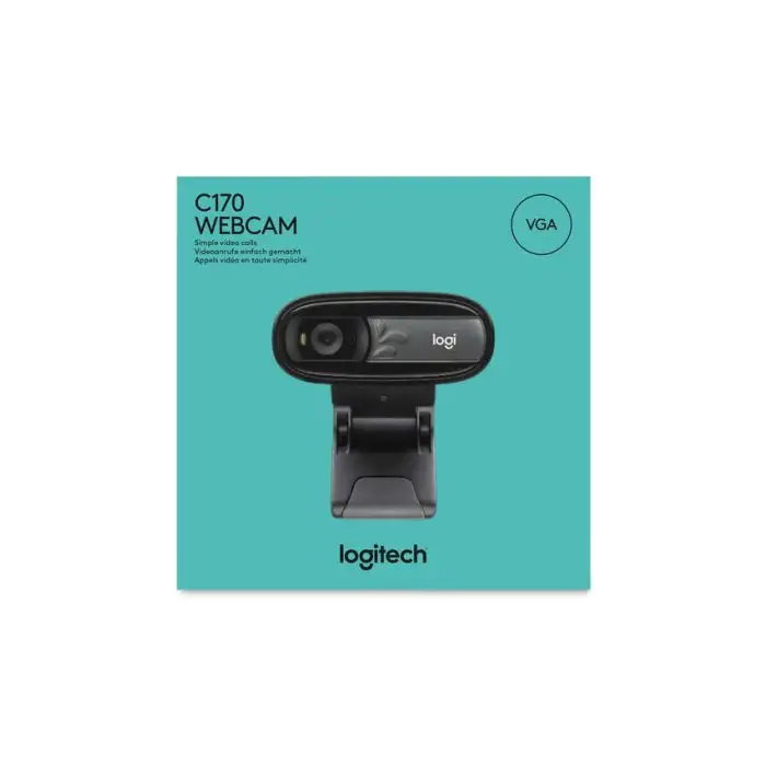 Logitech C170 webcam 5 MP 640 x 480 Pixel USB 2.0 Nero , 58607 , Immagine 9