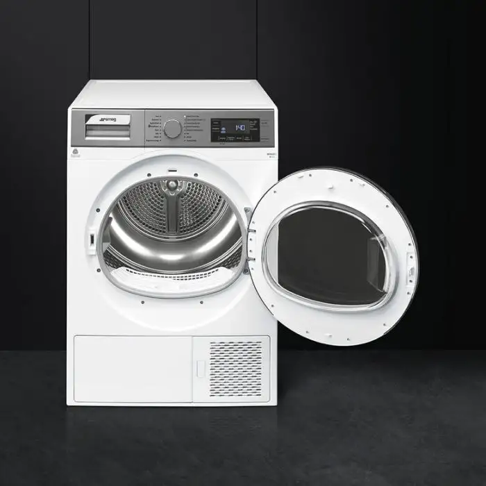 Smeg DHT83LIT-1 asciugatrice Libera installazione Caricamento frontale 8 kg A+++ Argento, Bianco , 97757 , Immagine 2