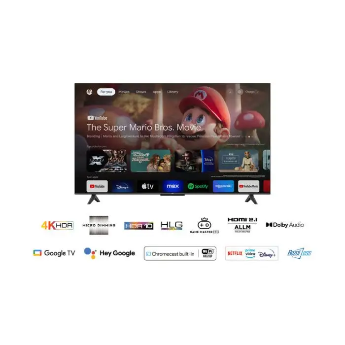 TCL 50P655 Televisione Smart TV 50 Pollici Led 4K Ultra Hd Serie P65 Dolby Audio Google TV , TV , 155914 , Immagine 15