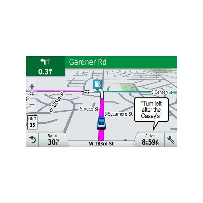 Garmin Drive 50LM navigatore Fisso 12,7 cm (5&quot;) TFT Touch screen 170,8 g Nero , 103764 , Immagine 6