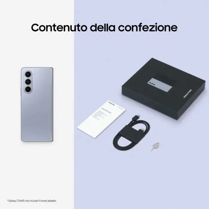 Samsung Galaxy Z Fold5 RAM 12GB Display 6,2&quot;/7,6&quot; Dynamic AMOLED 2X Icy Blue 1TB , 148285 , Immagine 6