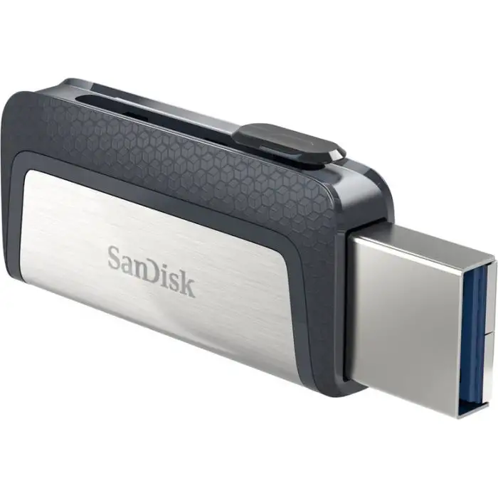 SanDisk Ultra Dual Drive USB Type-C unità flash USB 32 GB USB Type-A / USB Type-C 3.2 Gen 1 (3.1 Gen 1) Nero, Argento , 116286 , Immagine 3