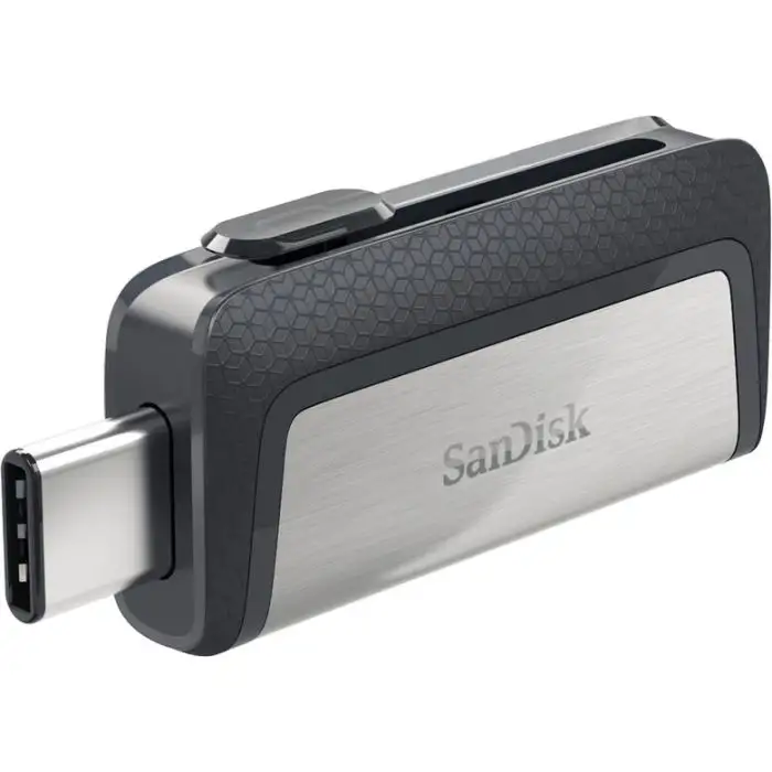 SanDisk Ultra Dual Drive USB Type-C unità flash USB 32 GB USB Type-A / USB Type-C 3.2 Gen 1 (3.1 Gen 1) Nero, Argento , 116286 , Immagine 2