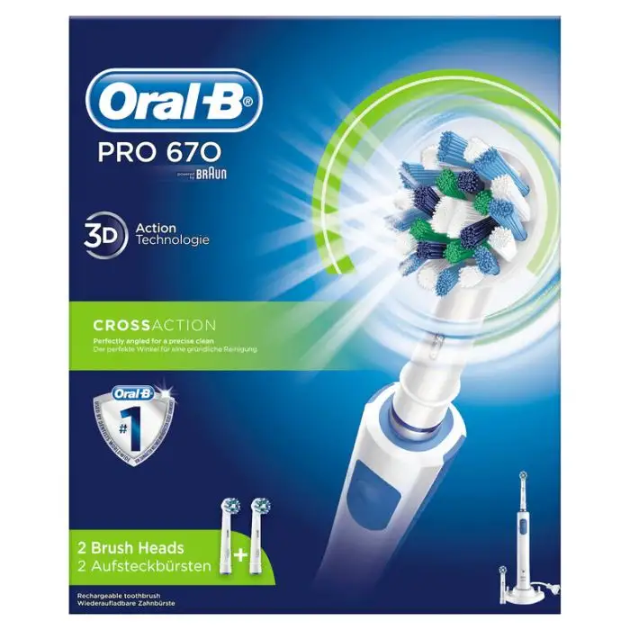 Oral-B PRO Spazzolino elettrico 670 Cross Action , 102779 , Immagine 3