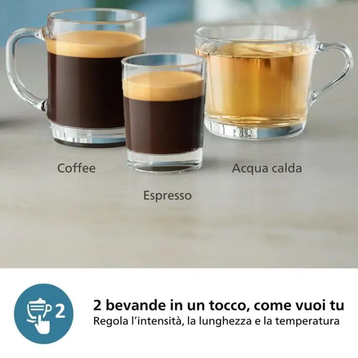 Philips 2200 series Series 2200 EP2221/40 Macchina da caffè automatica, 2 bevande, 1.8 L, 1500W , 152218 , Immagine 8
