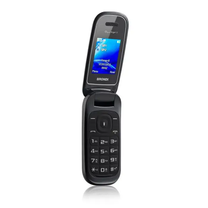 Brondi Oyster S 4,5 cm (1.77&quot;) Nero Telefono cellulare basico , 103221 , Immagine 2