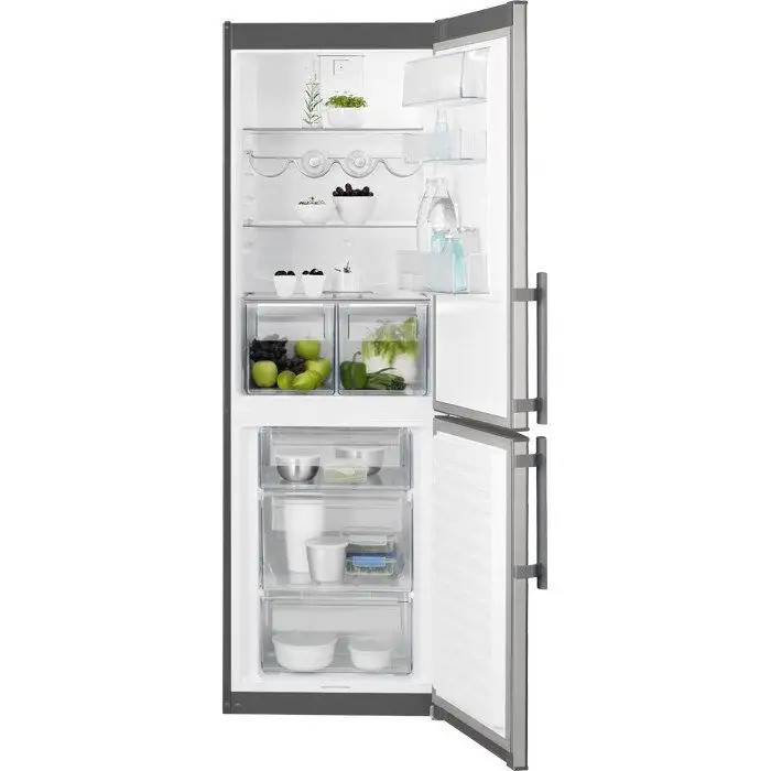 Electrolux EN3613JOX frigorifero con congelatore Libera installazione 329 L Grigio, Acciaio inossidabile , 101101 , Immagine 2