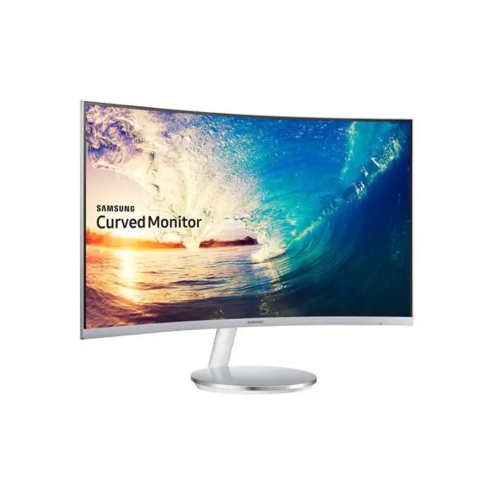 Samsung C27F591FDU 68,6 cm (27&quot;) 1920 x 1080 Pixel Full HD LED Argento, Bianco , 103489 , Immagine 8