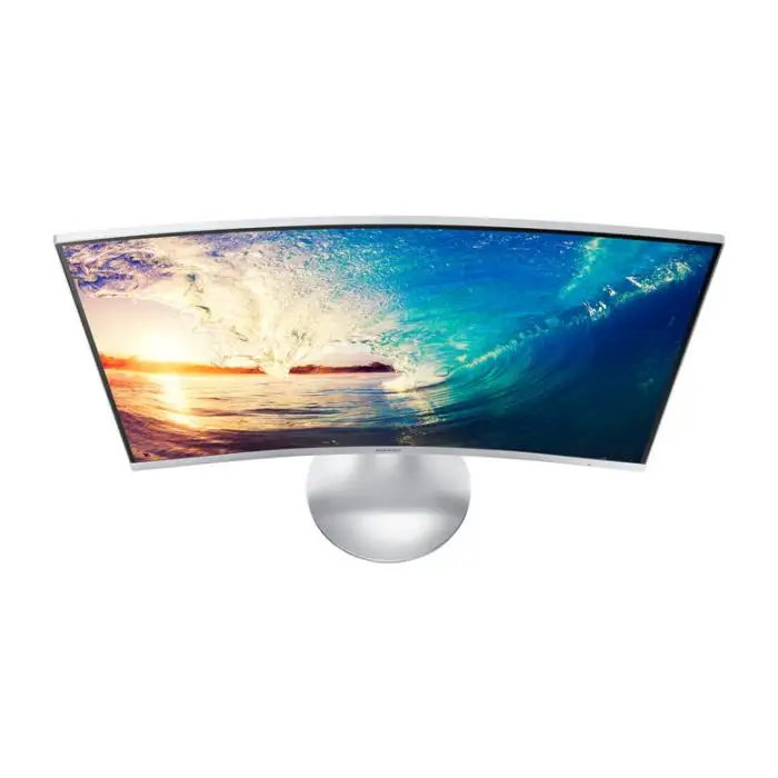 Samsung C27F591FDU 68,6 cm (27&quot;) 1920 x 1080 Pixel Full HD LED Argento, Bianco , 103489 , Immagine 2