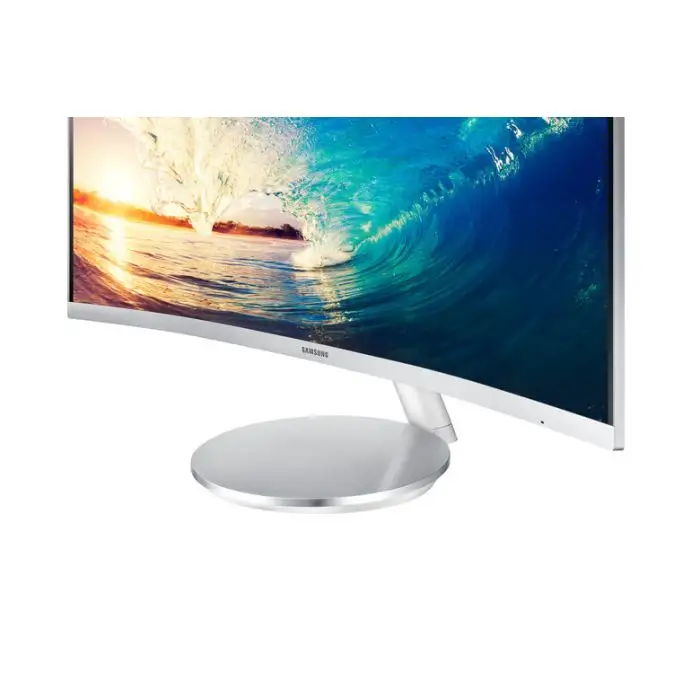 Samsung C27F591FDU 68,6 cm (27&quot;) 1920 x 1080 Pixel Full HD LED Argento, Bianco , 103489 , Immagine 3