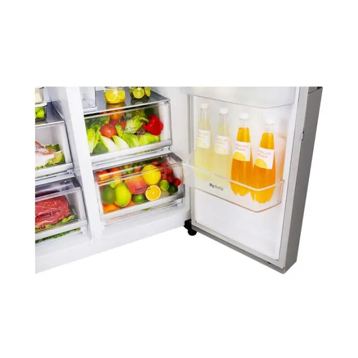 LG GSL761PZUZ frigorifero side-by-side Libera installazione 601 L F Acciaio inossidabile , 107422 , Immagine 4