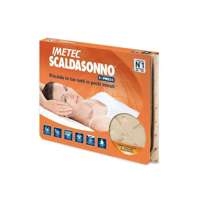 Imetec Scaldasonno Express Riscaldaletto elettrico 100 W Beige Tessuto , 104739 , Immagine 6