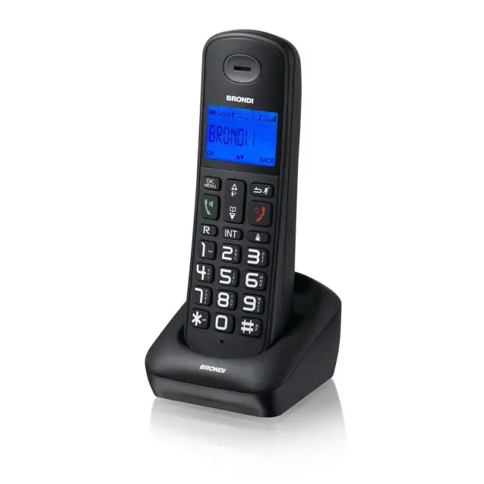 Brondi Bravo Style Telefono DECT Identificatore di chiamata Nero , 107834 , Immagine 4
