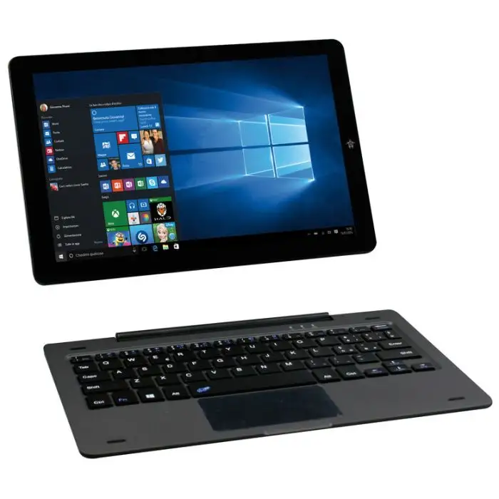 Mediacom WinPad 10.1 U10 Ibrido (2 in 1) 25,6 cm (10.1&quot;) Touch screen HD Intel Atom® 2 GB DDR3L-RS-SDRAM 32 GB Flash Windows 10 Home Nero , 104646 , Immagine 7