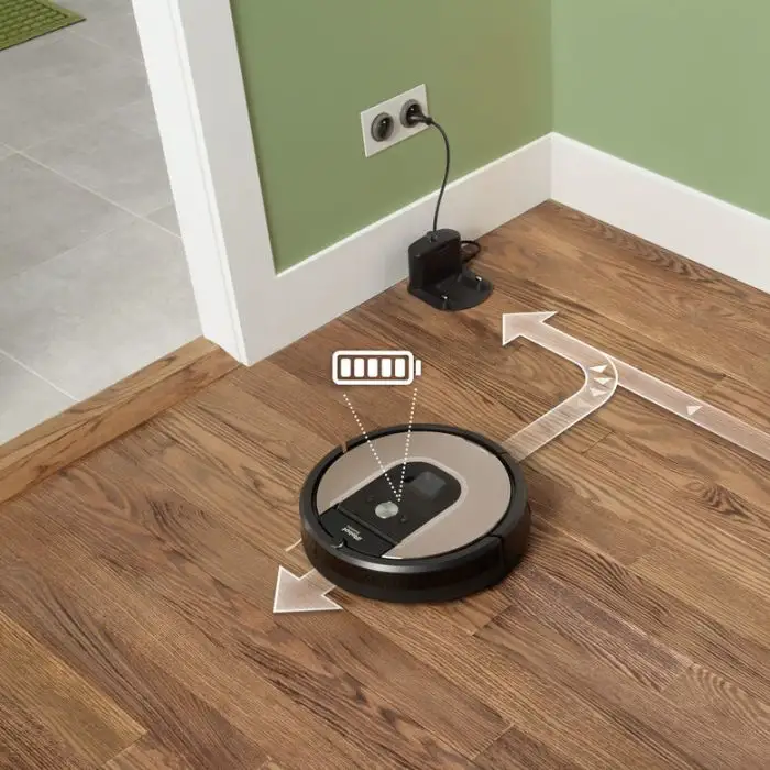 iRobot Roomba 966 aspirapolvere robot 0,6 L Senza sacchetto Nero, Argento , 112488 , Immagine 3