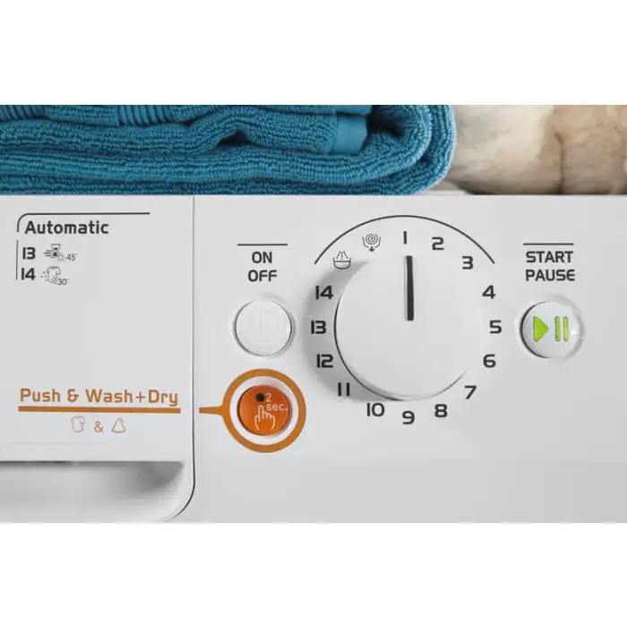 Indesit XWDE 861280X WKKK IT lavasciuga Libera installazione Caricamento frontale Bianco , 106276 , Immagine 5