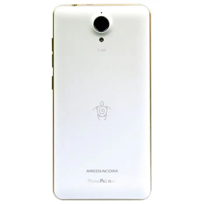 Mediacom PhonePad Duo G511 12,7 cm (5&quot;) Doppia SIM Android 5.1 4G Micro-USB 1 GB 8 GB 2200 mAh Oro, Bianco , 099879 , Immagine 3