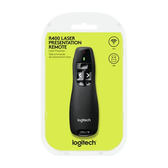 Logitech Wireless Presenter R400 puntatore wireless RF Nero , 94719 , Immagine 4