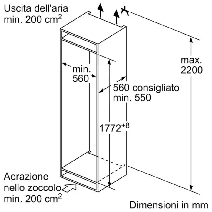 Bosch Serie 2 KIV865SE0 frigorifero con congelatore Libera installazione 267 L E Bianco , 152477 , Immagine 13