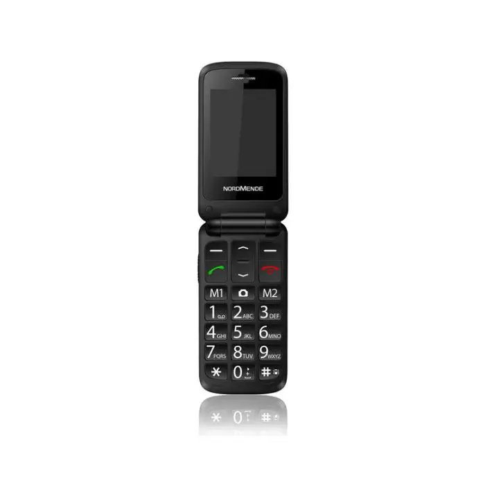 Nordmende FLIP100S 6,1 cm (2.4&quot;) Nero Telefono per anziani , 106758 , Immagine 4