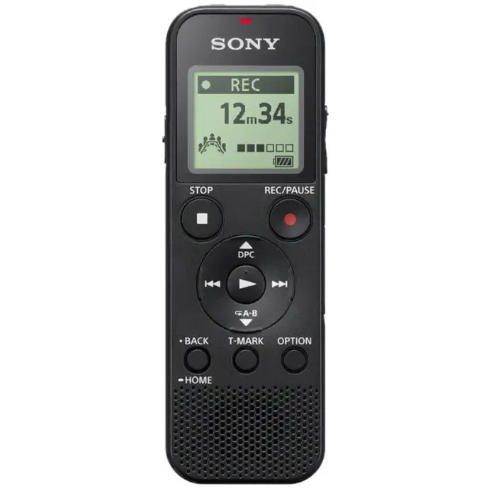 Sony ICD-PX370 dittafono Memoria interna e scheda di memoria Nero , 108084 , Immagine 2