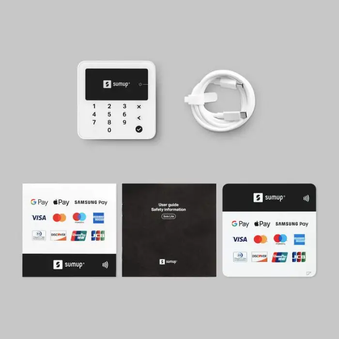 SumUp Solo Lite lettore di card readers Batteria Bianco , 158657 , Immagine 7
