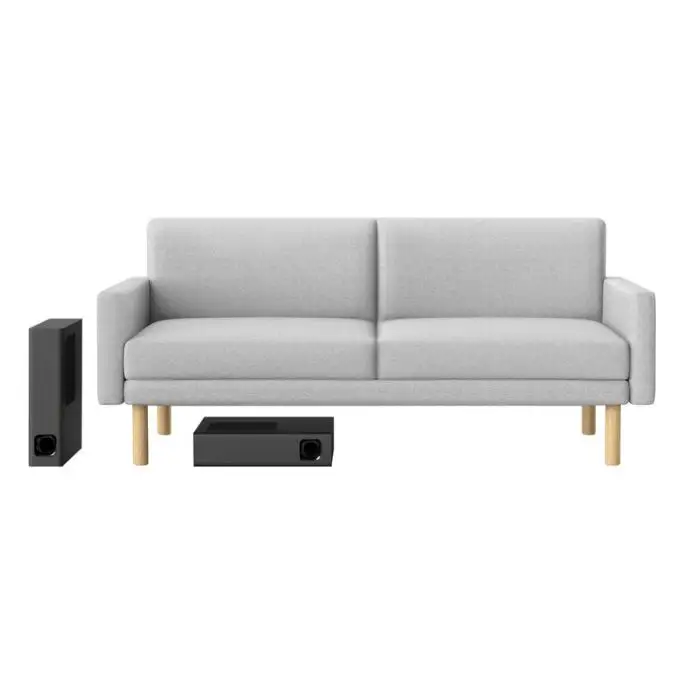 Sony HTMT301 Soundbar compatta a 2.1 canali, 100W, Subwoofer Slim Wireless, Nero , 109308 , Immagine 3