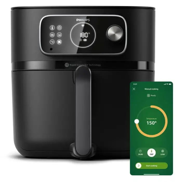 Philips 7000 series HD9876/90 Airfryer, 8.3L, Friggitrice 22-in-1, App per ricette , 156117 , Immagine 12