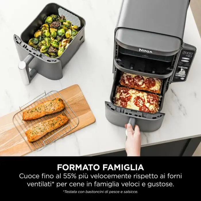 Ninja Friggitrice ad aria Double Stack XL da 9,5 L SL400EU , 158074 , Immagine 20