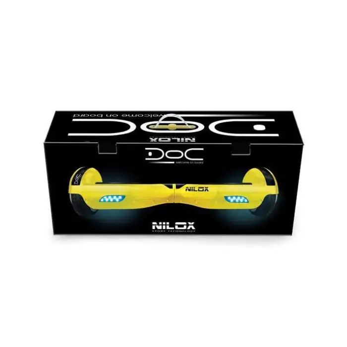 Nilox 30NXBK65D2N03 hoverboard 10 km/h 4300 mAh Nero, Giallo , 110656 , Immagine 6