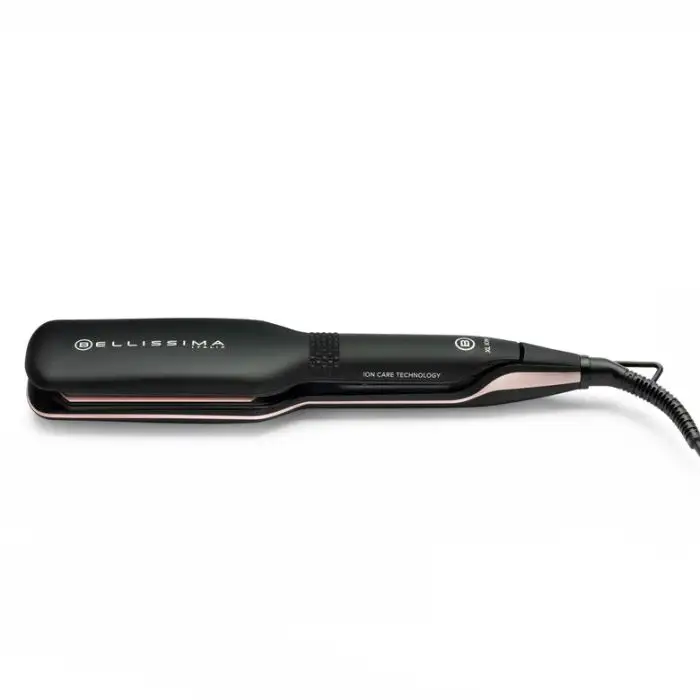 Bellissima Imetec XL ION, piastra lisciante per capelli, piastre larghe, ionizzatore, rivestimento ceramica e cheratina, 5 temperature da 150 a 230°C, riscaldamento rapido, cavo 1,8 m , 154591 , Immagine 9