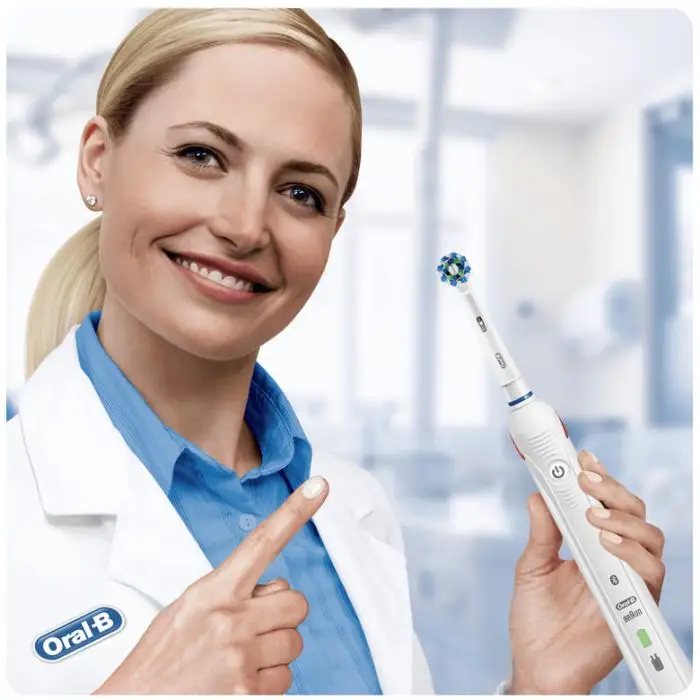 Oral-B Smart 4 4500N CrossAction Adulto Spazzolino rotante-oscillante Bianco , 126967 , Immagine 8