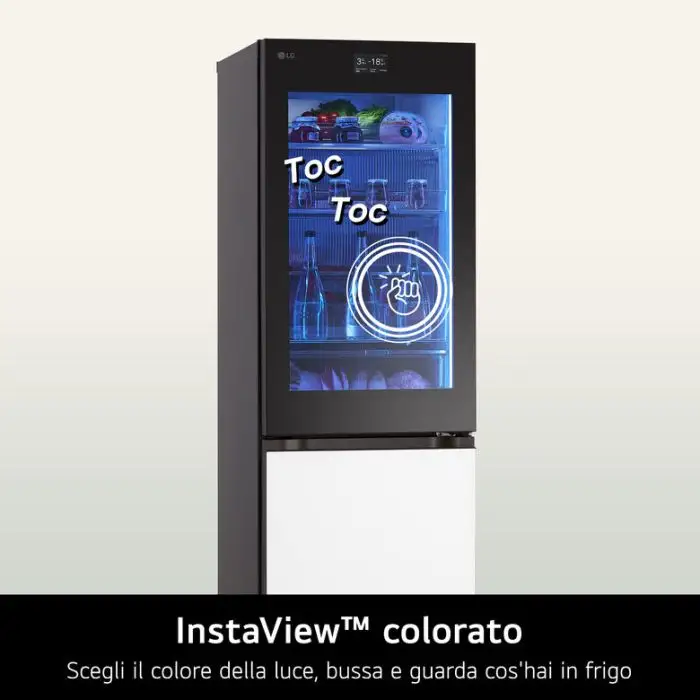 LG MoodUP GBG719MDNN Frigo combinato InstaView, Classe D, 352L , Colore personalizzabile , 153493 , Immagine 8
