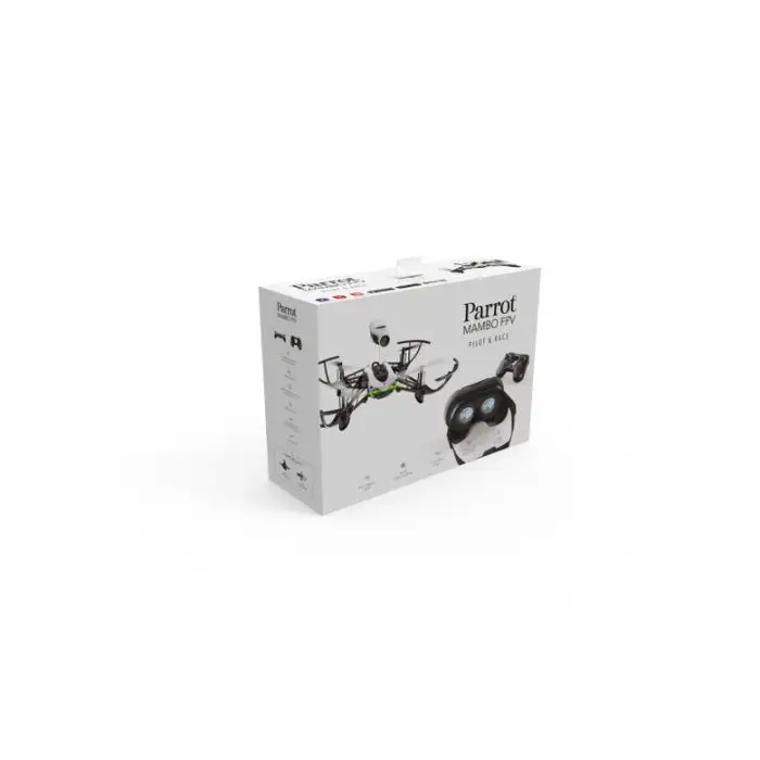 Parrot Mambo FPV Drone 4 rotori Quadrirotore 1280 x 720 Pixel 660 mAh Nero, Bianco , 113670 , Immagine 7