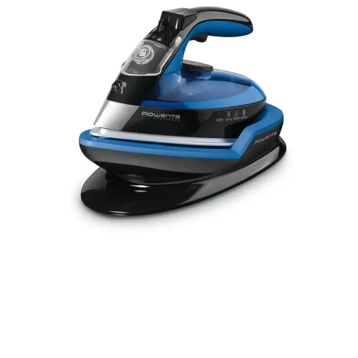 Rowenta DE5010 Freemove Ferro da Stiro a Vapore Senza Filo, 2400W, Quantità di vapore variabile 120 g/min, Nero/Blu , 112030 , Immagine 4