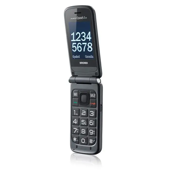 Brondi Amico Grande 2 LCD 6,1 cm (2.4&quot;) Titanio Telefono cellulare basico , 120082 , Immagine 2
