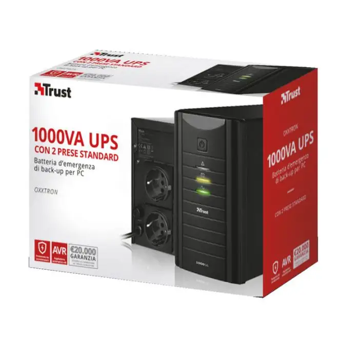 Trust Oxxtron 1000VA 1 kVA 2 presa(e) AC , 111037 , Immagine 5
