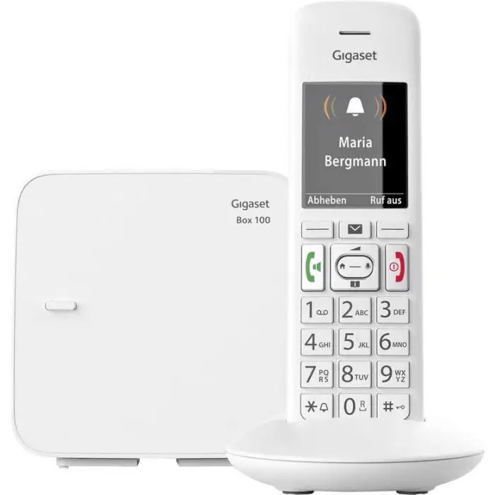 Gigaset E370 Telefono DECT Identificatore di chiamata Bianco in Offerta  Online