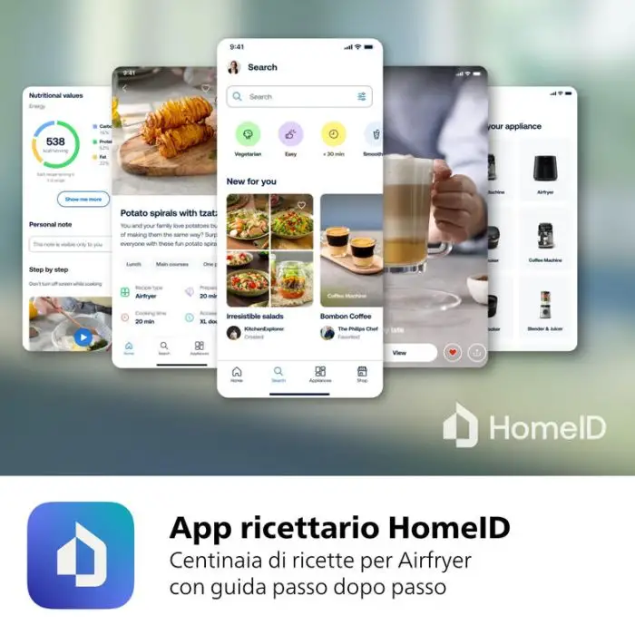 Philips 3000 series Airfryer doppio cestello, friggitrice ad aria da 9.0L, 12 metodi di cottura, App per ricette NA352/00 , 157371 , Immagine 15