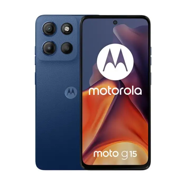 Motorola moto g15 17,1 cm (6.72&quot;) Doppia SIM Android 15 4G USB tipo-C 8 GB 256 GB 5200 mAh Blu marino , 157358 , Immagine 2