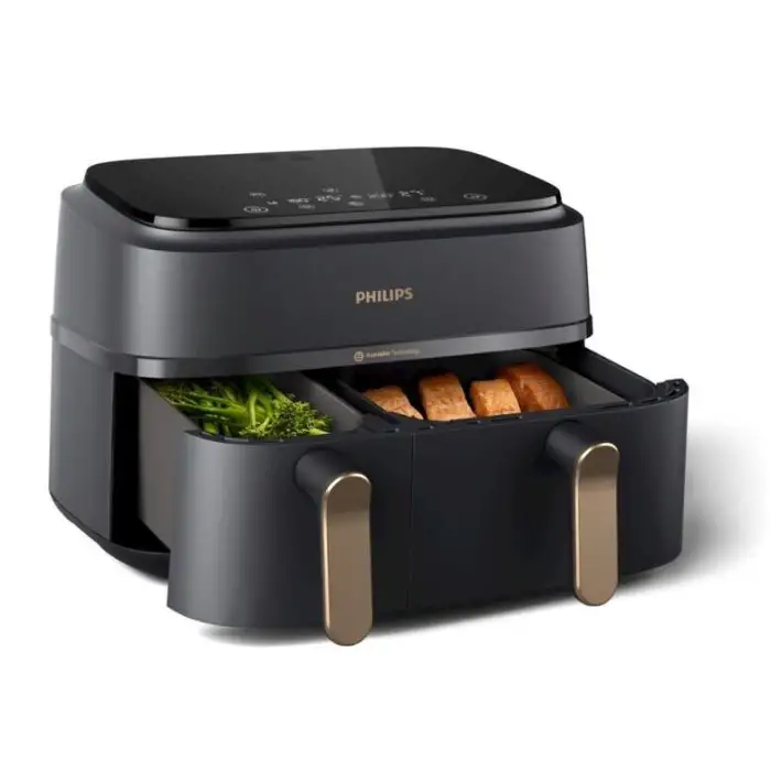 Philips 3000 series Airfryer doppio cestello, friggitrice ad aria da 9.0L, 12 metodi di cottura, App per ricette NA352/00 , 157371 , Immagine 8