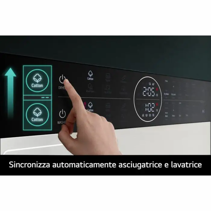 LG WashTower WT1210EGF Colonna Bucato 12/10kg AI DD, Classe A-10%/A+++, Pannello unificato , 156609 , Immagine 3