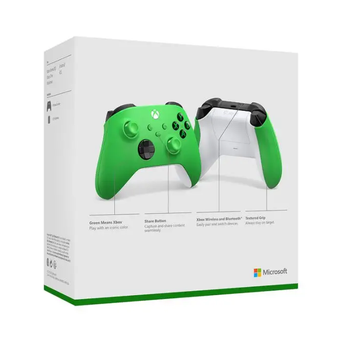 Microsoft Controller Wireless per Xbox - Velocity Green , 146643 , Immagine 6