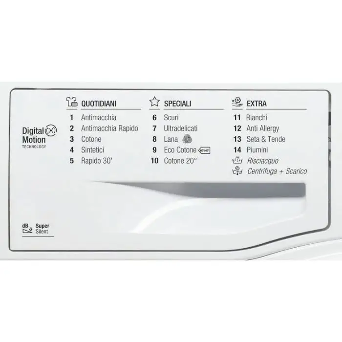 Hotpoint RSSG 723 S IT lavatrice Caricamento frontale 7 kg 1200 Giri/min Bianco , 114401 , Immagine 3