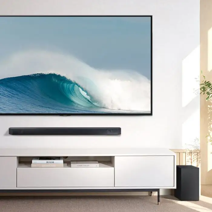 Samsung Soundbar HW-Q600C/ZF Serie Q, 9 speaker, Wireless Dolby Atmos, Audio a 3.1.2 canali, Q-Simphony, Compatibile con Alexa e Google Assistant, Black , 147548 , Immagine 8